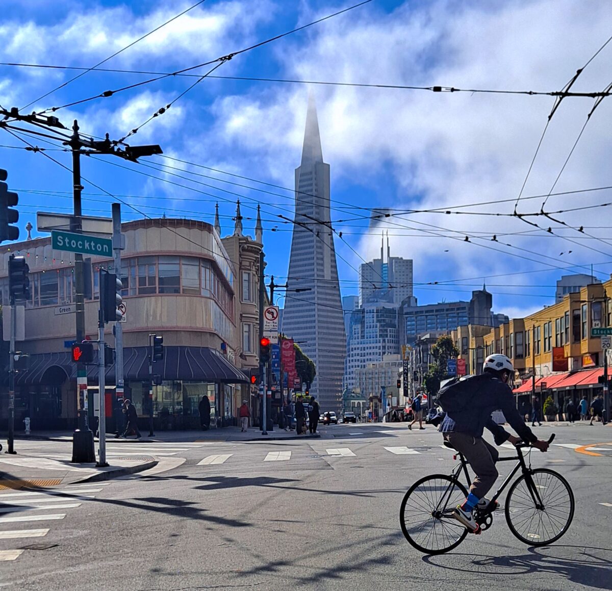 The center of San Francisco's Little Italy