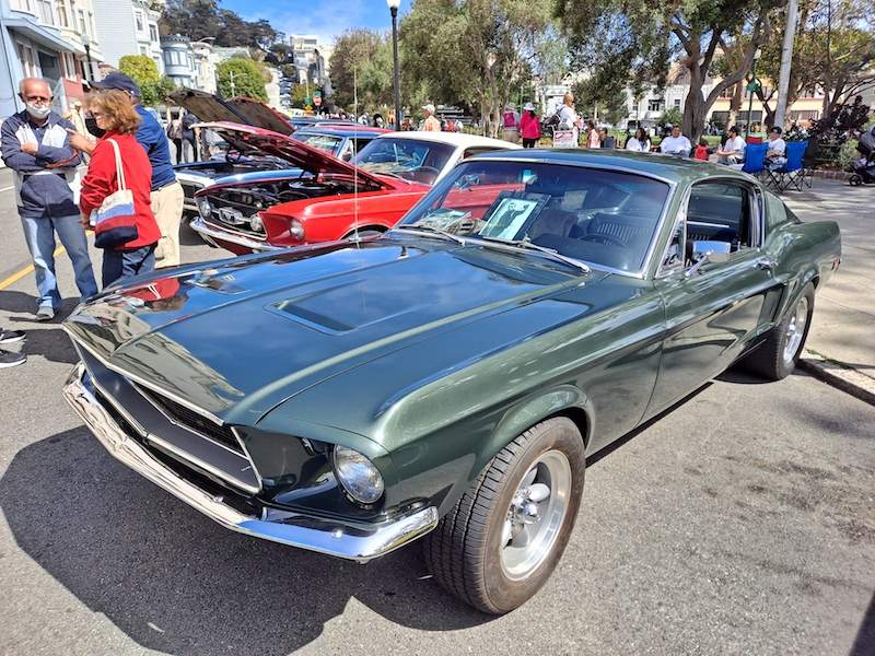 north beach car show Bullitt Mustang